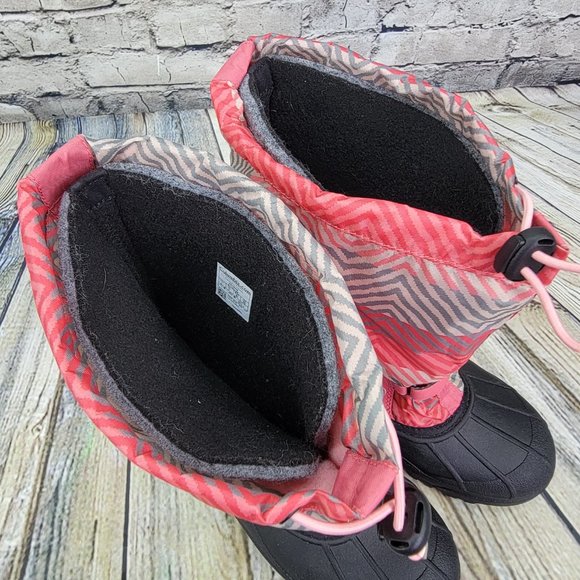 Columbia Powderbug Winter Snow Boots Women's Size 7 Pink Insulated 400 Gram - Picture 6 of 8
